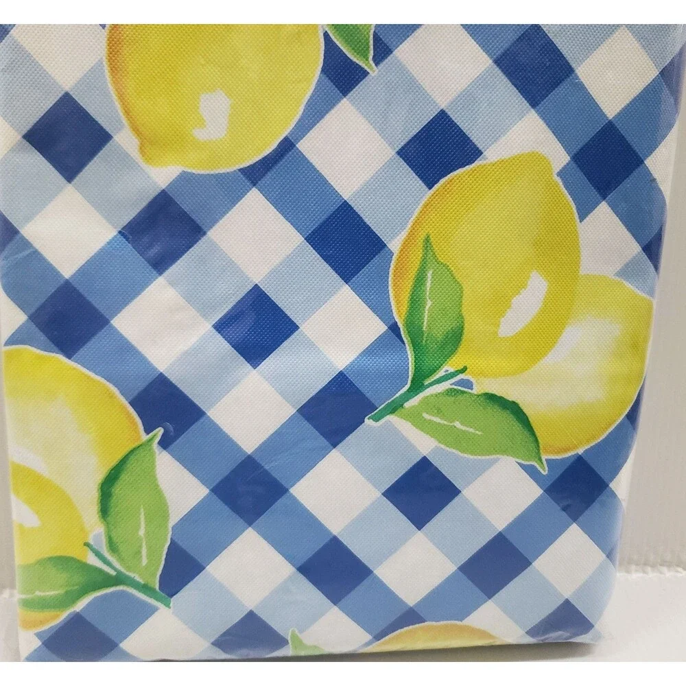 Printed Peva Vinyl Tablecloth, 52